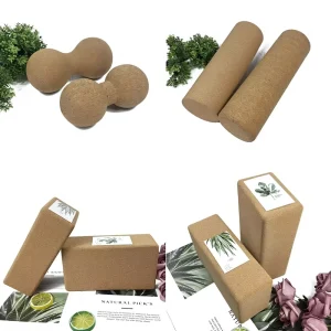 Cork Yoga Block Fitness Dancing Aid