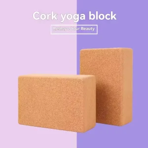 Cork Yoga Blocks High-density Thick 23*15*7.5cm Eco-friendly Customized Logo Yoga Blocks