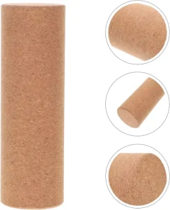 Cork Yoga Roller Block Home Fitness Massage Sticks Balls and Rollers