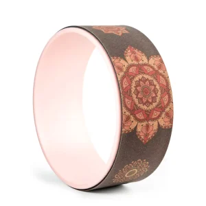 Cork Yoga Wheel with Teak and ABS for Backbend Support