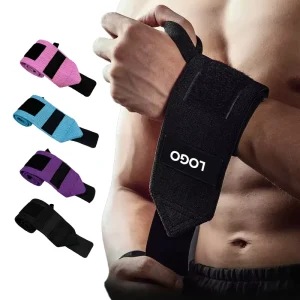 Cotton Breathable Fitness Workout Exercise Adjustable Wrist Wraps Heavy Duty Weight Lifting Powerlifting Gym