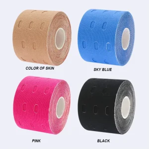 Cotton Hypoallergenic Waterproof Ventilated Kinesiology Tape 5cm Width 5m Length for Sports Muscle Support