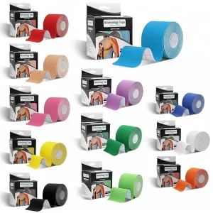 Cotton Kinesiology Tape 5 cm Width 5 m Length Waterproof Self-Adhesive Athletic Muscle Support Tape