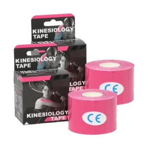 Cotton Kinesiology Tape Latex Free Waterproof Outdoor Athletic Sports Pain Relief Supports Stabilizes Knee Muscles Joints