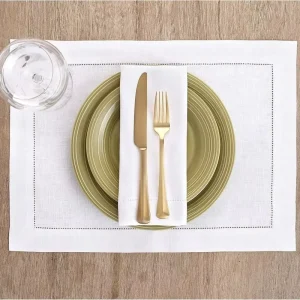 Cotton Linen Placemats, Modern Minimalist, Dining Table, Home and Restaurant