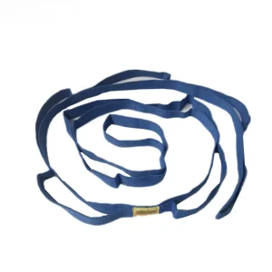 Cotton Polyester Multi-Loop Stretch Strap for Pilates, Gym, Yoga, and Dance