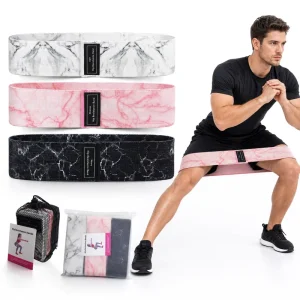 Cotton Resistance Bands Cotton Booty Bands Cotton Fabric Resistance Bands Non Slip Hip Glute Bands Set OEM