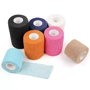 Cotton Self-Adhesive Sports Tape for Non-Slip Handle Protection, Breathable Outdoor Fitness Bandage