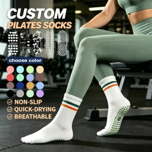 Cotton Women’s Anti-Slip Grip Ballet Yoga Pilates Sports Socks Breathable