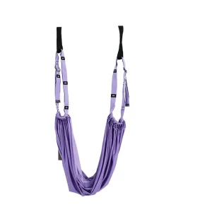 Cotton Yoga Hammock, Pilates Aerial Swing, 300 lb Capacity, Door Latch and Storage