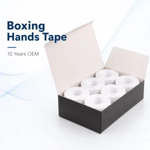 Cotton Zinc Oxide Boxing Hand Tape Easy-Tear 2.5 cm x 10 m for MMA Grappling and Knuckle Protection