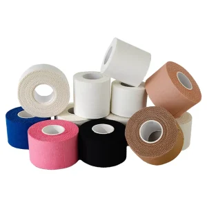 Cotton Zinc Oxide Sports Tape Rigid Athletic Strapping Tape for Injury Prevention