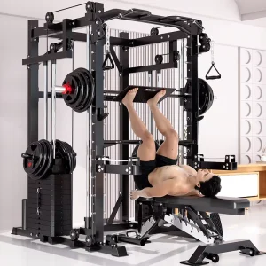 Counter Balanced Smith Machine Multi Functional Strength Training Machine Gym Workout Station for Commercial Fitness