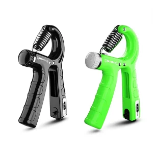 Counting Adjustable Hand Grip Strengthener PP Material Finger Exerciser with Counting Function for Arm Finger Strength Training