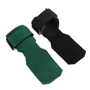 Cowhide Wrist Wraps with Lifting Straps for Weightlifting Fitness Palm Guards