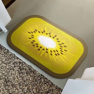 Creative Cartoon Anime Pattern Custom Cut Doormat Ready Stock Anti Slip Wear Resistant Dust Scraping PVC Coil Mat
