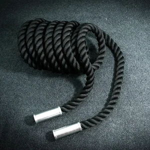 Cross Fit 1.5 Inch 30ft 40ft 50ft GYM Battle Ropes Workout Training Exercise Aluminum Handle Battle Rope