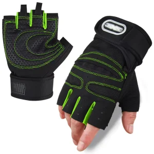 Cross Training Fitness Gloves for Bodybuilding Weight Lifting Outdoor Sports Half-Finger Wrist Support RG-10 Series for Gym Use