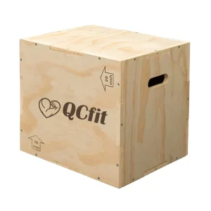 Cross Wooden Agility Plyometric Training Box for Vertical Jump Workouts