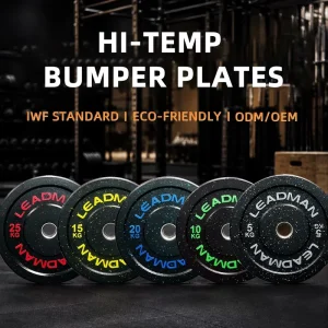 Crumb Rubber Bumper Plates Premium Recycled Rubber Weight Plates for Commercial Gym Equipment OEM Manufacturer