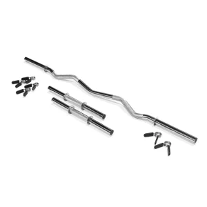 Curved and Straight Alloy Steel Barbell Bars Customizable Length