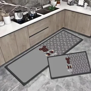 Cushioned Anti-Slip Diatom Mud Kitchen Mat Washable Pet-Friendly Decorative Floor Carpet