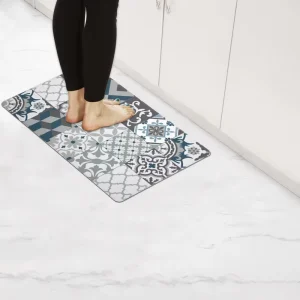 Cushioned Washable Modern PVC Anti-Fouling Kitchen Mat