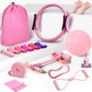 Custom 16-Piece Fitness Home Exercise Yoga Pilates Equipment Set With Logo