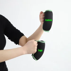 Custom 1lbs 2lbs Neoprene Soft Sandbag Hand Weights Dumbbell Wrist and Ankle Weights for Women Pilates