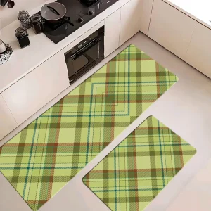 Custom 2-Piece PVC Foam Anti-Fatigue Kitchen Mat Set