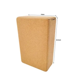 Custom 3*6*9 Anti-Slip Blank Natural Cork Yoga Block