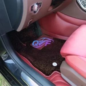 Custom 360 Full Coverage Leather Floor Mats for Mercedes Benz GLS X167 Interior Protection Waterproof Non Slip Car Carpets