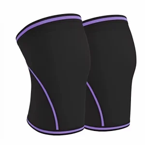 Custom 5mm 7mm Sport Knee Support Brace Non Skid Gym Squat Fitness Compression Neoprene Knee Sleeves Powerlifting Protection
