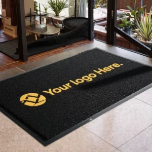 Custom 7mm Nylon Entrance Welcome Mat, Washable, for Hotel, Office, and Home