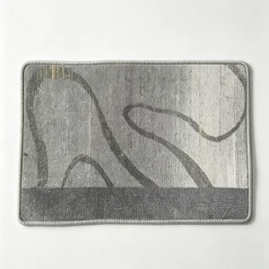 Custom Abstract Polyester Floor Mat Latex Anti-Slip Back Washable Absorbent Oil-Proof Fast-Dry Indoor Hotel Mat
