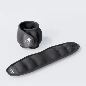 Custom Adjustable 8 lb Iron Sand Ankle and Wrist Weight Sandbags for Weightlifting, Workouts, and Aerobics