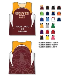 Custom Adult Sublimation Track and Field Uniforms for Men and Women
