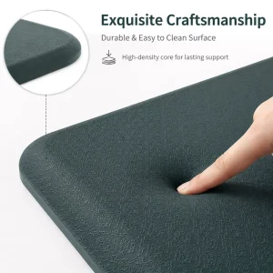 Custom Anti-Fatigue Kitchen Mat, OEM Factory Direct Supplier, PU Leather, Polyurethane Foam