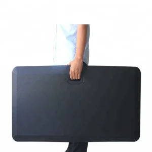 Custom Anti-Fatigue PU Foam Floor Mat for Standing with Handle