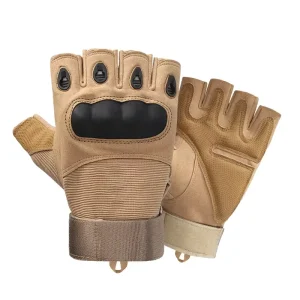 Custom Anti-Slip Half-Finger Weightlifting Gym Gloves for Men