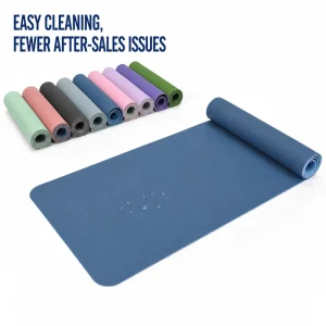 Custom Artwork TPE Rectangular Mold-Resistant Meditation Mat for Restorative Yoga Retreats Supplier