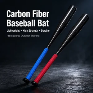 Custom Baseball Bat Factory 3K Twill High Strength Durable Professional Outdoor Training with Grip Tape Baseball Bat