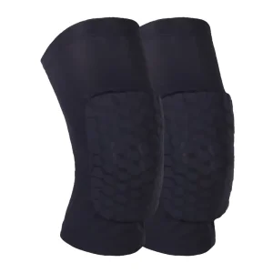 Custom Breathable Lightweight Volleyball Basketball Honeycomb Knee Pads Thick Sponge Pads Protective Gear Compression