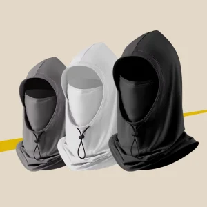 Custom Breathable Quick-Dry Women’s and Men’s Anti-UV Full-Face Mask with Hat