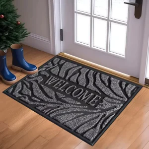 Custom Carpet Rubber Doormat, Outdoor Entrance Welcome Mat for Home