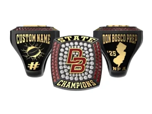 Custom Championship Ring for League Baseball Softball Youth Basketball Boxing Men and Kids