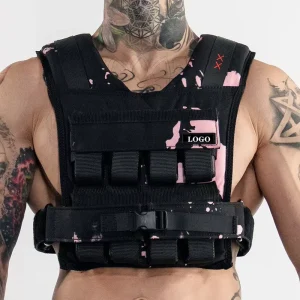 Custom Color Adjustable Weight Vest Model C-1 8-30KG Capacity Strength Training Home Gym Durable Eco Friendly Nylon