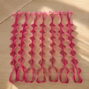 Custom Color Gymnastics Exercise Rope with Adjustable Loops for Balance Improvement