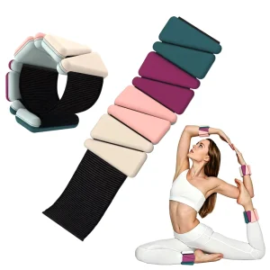 Custom Color Two-tone Aesthetic Pilates Yoga Gear Premium Dual-color Weighted Wrist Bands Silicone Ankle Weights for Home Gym