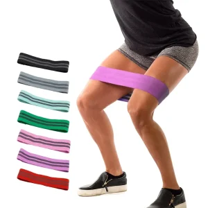 Custom Colorful Elastic Circle Resistance Bands for Hip Training